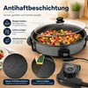 SHOV XXL Pizzapfanne Ø42 cm | Hitzebeständiger Glasdeckel & Produktbild-Vorschau 5