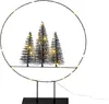 Anneau LED Sapins à poser - 30 LED / 35x6x43 cm - Intérieur Voir les images du produit 1