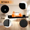 PromoHome® 4 Stück schwebende Wandregale, ohne Bohren, Produktbild-Vorschau 4