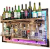 Hängende Wandregal mit LED RGB Beleuchtung bar nach Hause Produktbild-Vorschau 9