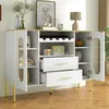 MODFU  Sideboard Beistellschrank mit Glasfronten und Produktbild-Vorschau 1