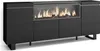 Sideboard, Highboard, 208x35x87cm, 4 Türen, Elektrokamin Produktbild-Vorschau 1