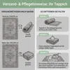 Carpetsale24 Waschbarer Teppich Vintage Läufer für Flur Produktbild-Vorschau 6