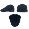Gittermuster Retro Herbst Winter Baumwolle Männer Flat Produktbild-Vorschau 3