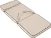 A beige chaise lounge cushion on a white background. Produktbild-Vorschau