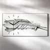 Leinwand Uhr Küche Wohnzimmer Bild Geräuschlos 60x30 Produktbild-Vorschau 2