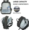 KROSER Sac à dos pour ordinateur portable 17,3 pouces Noir Voir les images du produit 5