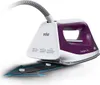 A close-up studio shot of a Braun iron and its base. Produktbild-Vorschau