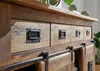 MASSIVMOEBEL24 Sideboard Mango 150x45x90 natur lackiert Produktbild-Vorschau 7