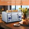 Steinborg 4 Scheiben Edelstahl Toaster | Brötchenaufsatz | Produktbild-Vorschau 12