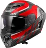 LS2 FF807 Dragon Trax Carbon Helm, carbon/rot/weiß, M Produktbild-Vorschau 1