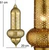 Orientalna lampa wisząca Jamini Gold 51×20 cm | Handmade & Podgląd zdjęcia produktu 5