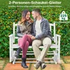 GOPLUS Gartenbank 2 Sitzer, Schaukelbank aus Massivholz bis Produktbild-Vorschau 7