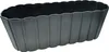 A black planter box shown from a diagonal angle against a white background. Produktbild-Vorschau
