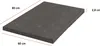Küchen Arbeitsplatte Metallic Brown 80 cm 28 mm Bianca Grey Produktbild-Vorschau 1