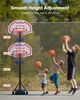 Přenosný basketbalový stojan VEVOR, výškově nastavitelný Náhled obrázku produktu 4