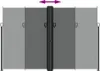 vidaXL Tenda laterale estensibile antracite 220x600 cm Anteprima dell’immagine prodotto 5