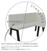 Banc d'angle Akiko Metal A - Ensemble de bancs d'angle pour Voir les images du produit 4