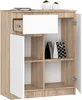 Kommode AKORD K80 Sonoma-Eiche 80 cm 2 Türen Schublade 4 Produktbild-Vorschau 2