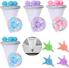 A collage of laundry accessories, including washing machine hair catchers and laundry balls. Produktbild-Vorschau