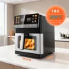 Airfryer 10L XL Heißluftfritteuse mit 2 Heizelementen, Produktbild-Vorschau 5