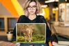 MuchoWow® Laptop Aufkleber Sticker Cover Wildtiere - Gras - Produktbild-Vorschau 5