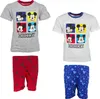 Disney Mickey Maus Kinder kurzarm Schlafanzug Pyjama Shirt Produktbild-Vorschau 2