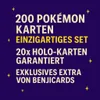 Marketing graphic with text about Pokemon cards. Produktbild-Vorschau