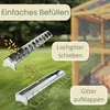 Futtertrog Metall Küken Futterautomat Hühner Zubehör Produktbild-Vorschau 4