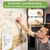 banjado Magnettafel aus Glas, beschreibbar, 90x60cm groß, Produktbild-Vorschau 4