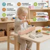 Montessori drevená skrutkovacie doska, hračka na rozvoj Náhľad obrázku produktu 2