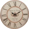 XL Wanduhr Nostalgie, Holz, Ø45cm (hell) Produktbild-Vorschau 1