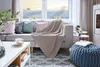 Hahn Wohndecke Strickdecke Perlmuster Kuscheldecke Produktbild-Vorschau 3