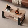 Ława stolik drewniany kawowy loft rozkładany podnoszony Podgląd zdjęcia produktu 5