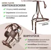 Esposita Einspännergeschirr "Pferdeglück" Braun Gr. Full Produktbild-Vorschau 4