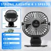 360° Mini USB Ventilator Akku Clip Fan Tischventilator mit Produktbild-Vorschau 3