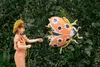 Folienluftballon Marienkäfer 61x70cm orange blau Produktbild-Vorschau 7