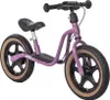 A purple balance bike with black handlebars and seat, and tan tires, is shown against a white background. Voir les images du produit