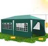 Ikodm Pavillon 3x6 m Grün Gartenpavillon Partyzelt mit Produktbild-Vorschau 2