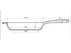 Gusseisenpfanne Ø20 cm mit Glasdeckel MAYSTERNYA T2011C3 – Produktbild-Vorschau 2