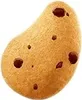 A single chocolate chip cookie on a white background. Produktbild-Vorschau