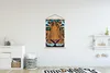 MuchoWow® Textilposter Tiger - Farbe - Augen 120x180 cm mit Produktbild-Vorschau 2