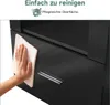 SONNI Schwarz hochglanz Vitrinenschrank mit LED beleuchtung Produktbild-Vorschau 6