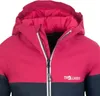 Close-up of the chest area of a children's winter jacket. Produktbild-Vorschau