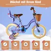 Kinderfahrrad 12–16 Zoll, Korb, Puppensitz & Stützräder 1 Produktbild-Vorschau 2