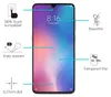 A smartphone screen protector with feature callouts. Produktbild-Vorschau