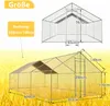 Hühnerstall Hühnerhaus Geflügelstall 3x6x2m Freilaufgehege Produktbild-Vorschau 9