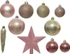 Weihnachtskugeln mit Christbaumstern Kunststoff 33er Set - Produktbild-Vorschau 2