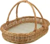 Ovales Tablett aus Weide 48 cm Produktbild-Vorschau 1