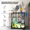 Outsunny Organiseur d'outils de jardin avec crochets, Voir les images du produit 4
